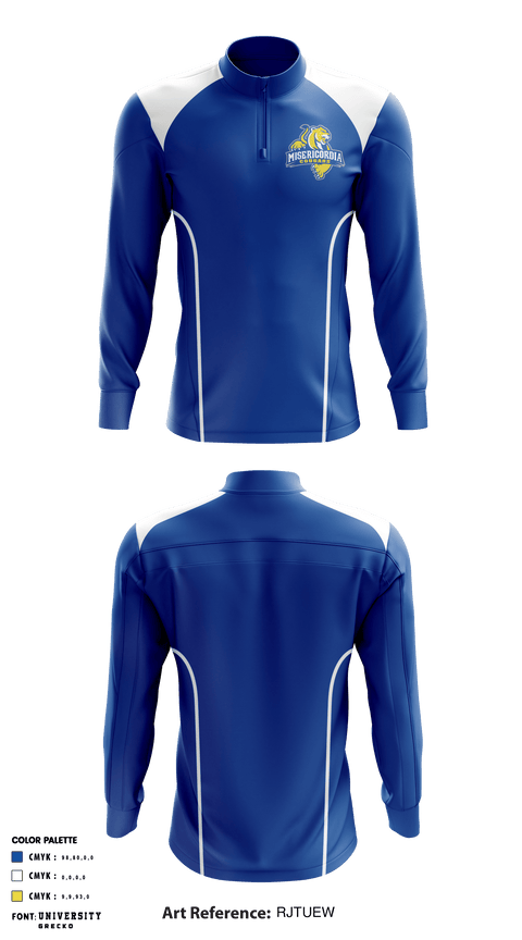 Quarter Zip Jacket, Misericordia University Basketball, Men's Basketball, Teamtime, Team time, sublimation, custom sports apparel, team uniforms, spirit wear, spiritwear, sports uniforms, custom shirts, team store, custom team store, fundraiser sports, apparel fundraiser