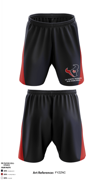 Athletic Shorts With Pockets, La Porte Texans And Darlings, School Spirit Store, Teamtime, Team time, sublimation, custom sports apparel, team uniforms, spirit wear, spiritwear, sports uniforms, custom shirts, team store, custom team store, fundraiser sports, apparel fundraiser