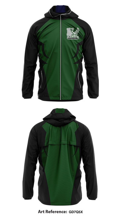 Klahowya High School Wrestling 8784510 Windbreaker - 1