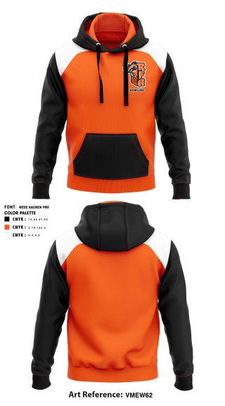 Hoodie, Rome Free Academy Bowling, Bowling, Teamtime, Team time, sublimation, custom sports apparel, team uniforms, spirit wear, spiritwear, sports uniforms, custom shirts, team store, custom team store, fundraiser sports, apparel fundraiser