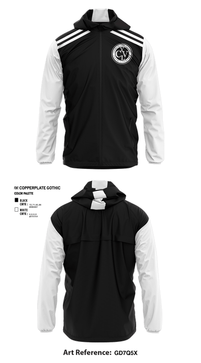 Connecticut Valley Youth Lacrosse 64909220 Windbreaker - 1