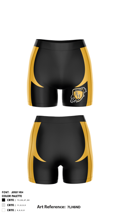 Franklin Heights High School Wrestling 74369547 Compression Shorts - 2