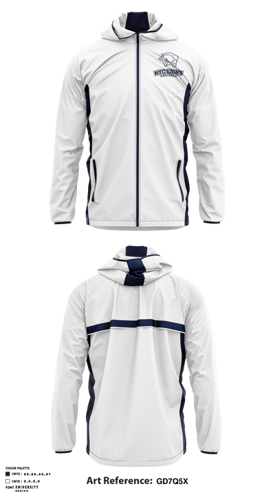 NYC Lions Football 16704302 Windbreaker - 1