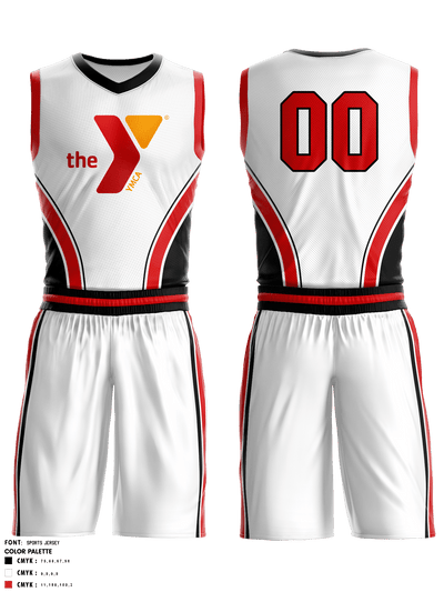 YMCA of Greater Louisville Youth Sports 46838462 Basketball Uniform - 3