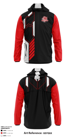 Windbreaker, Cabot High School Soccer, Women's Soccer, Teamtime, Team time, sublimation, custom sports apparel, team uniforms, spirit wear, spiritwear, sports uniforms, custom shirts, team store, custom team store, fundraiser sports, apparel fundraiser