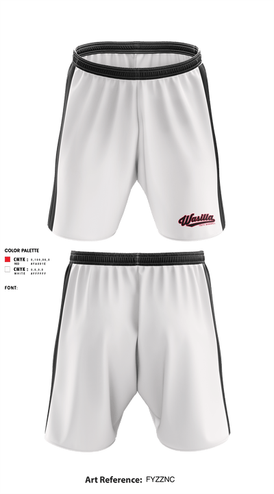 Wasilla Youth Baseball League 27960010 Athletic Shorts With Pockets - 4