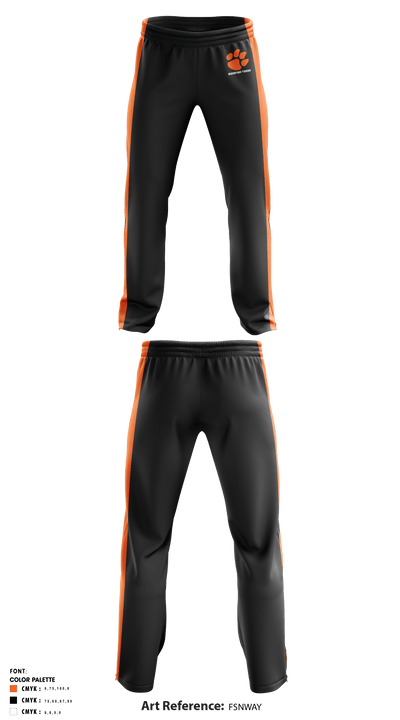 Biddeford Tigers 73957233 Sweatpants - 1