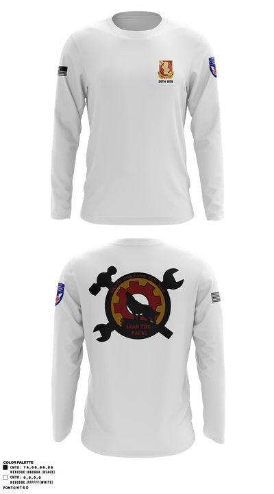 B Co., 25th BSB, 1st BDE, 11th ADV 49846330 Long Sleeve Performance Shirt - 8