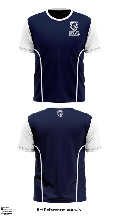 Yuma High School Basketball 97290684 Short Sleeve Performance Shirt - 11