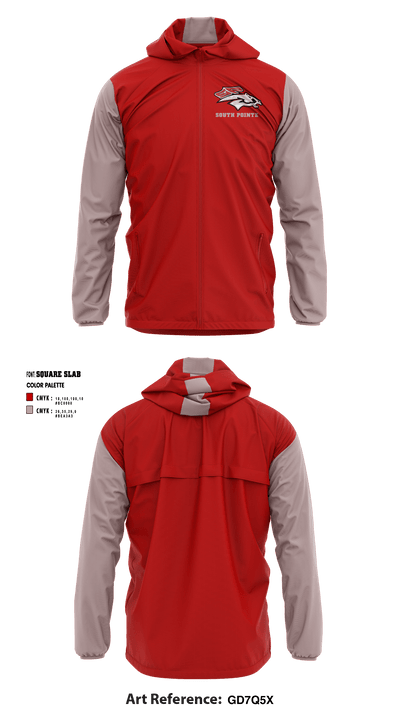 South Pointe High School 65341148 Windbreaker - 2