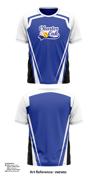 Short Sleeve Performance Shirt, Charter Oak Youth Baseball And Softball, Baseball, Teamtime, Team time, sublimation, custom sports apparel, team uniforms, spirit wear, spiritwear, sports uniforms, custom shirts, team store, custom team store, fundraiser sports, apparel fundraiser