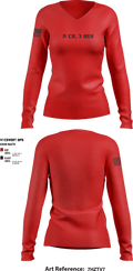 A CO, 3 BEB 98014296 Women's Long Sleeve V-neck Shirt - 1