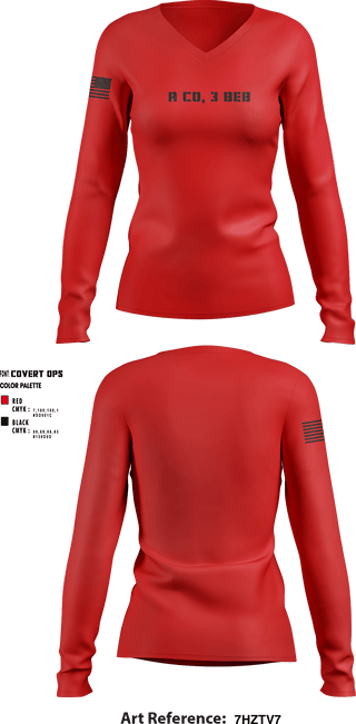 Women's Long Sleeve Vneck Shirt, , Army, Teamtime, Team time, sublimation, custom sports apparel, team uniforms, spirit wear, spiritwear, sports uniforms, custom shirts, team store, custom team store, fundraiser sports, apparel fundraiser