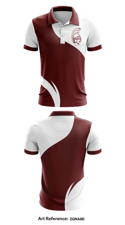 Boardman High School Cheer 61432760 Short Sleeve Performance Polo - 1
