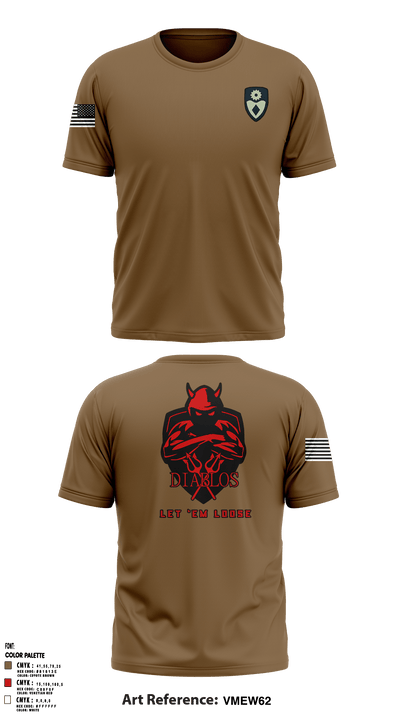 3rd PLT Diablos 55800262 Short Sleeve Performance Shirt - 6