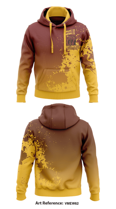 San Lorenzo High School wrestling 29687486 Hoodie - 3