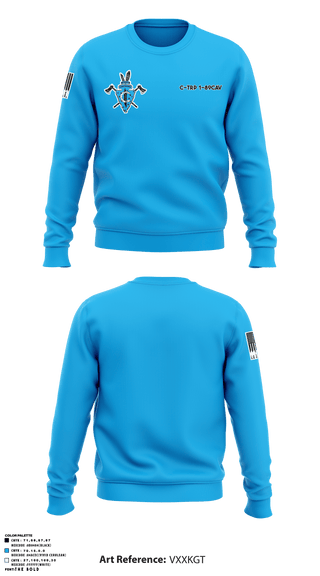 Crew Neck Sweatshirt, , Army, Teamtime, Team time, sublimation, custom sports apparel, team uniforms, spirit wear, spiritwear, sports uniforms, custom shirts, team store, custom team store, fundraiser sports, apparel fundraiser