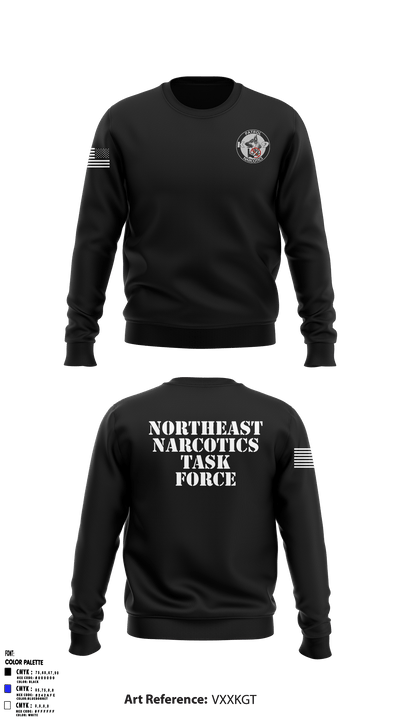 Northeast Narcotics Task Force 43091120 Crew Neck Sweatshirt - 2