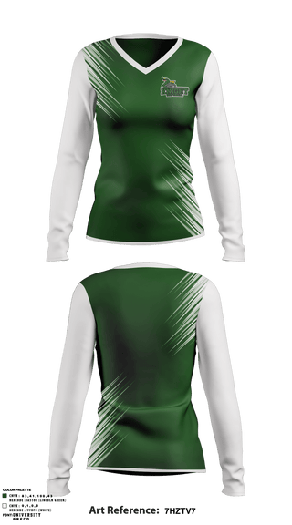 Women's Long Sleeve Vneck Shirt, Community College Of Rhode Island - Knight Campus Softball, Softball, Teamtime, Team time, sublimation, custom sports apparel, team uniforms, spirit wear, spiritwear, sports uniforms, custom shirts, team store, custom team store, fundraiser sports, apparel fundraiser