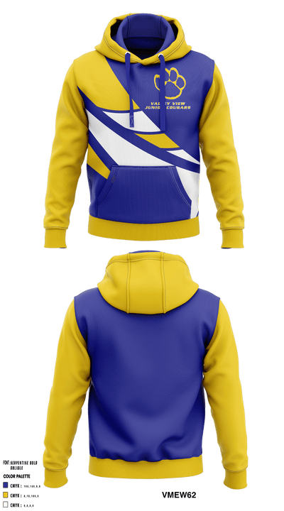 Valley View Junior Cougars 75259460 Hoodie - 1