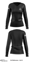 US Army 95899295 Women's Long Sleeve V-neck Shirt - 1