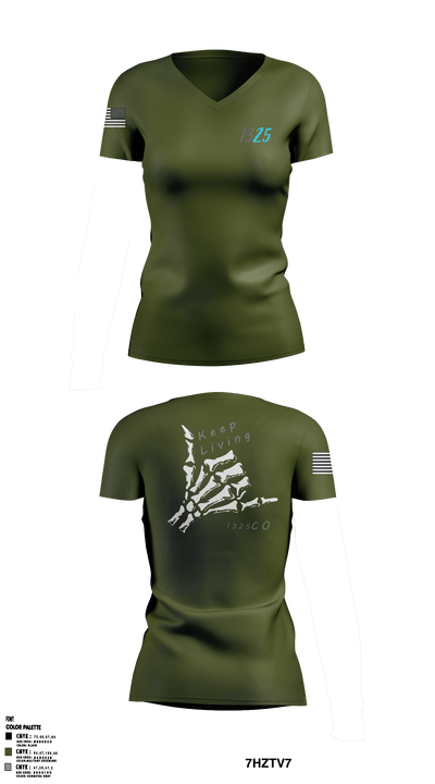 C4 25527352 Women's Short Sleeve V-neck Shirt - 2