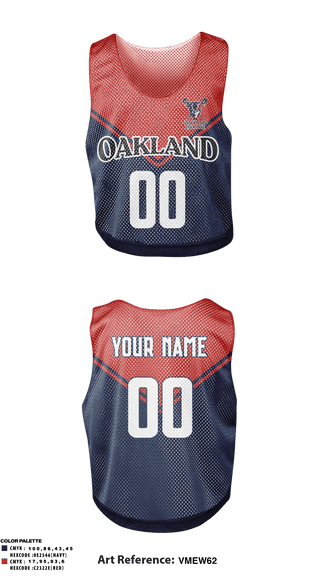 Mens Lacrosse Pinnie, Oakland Lacrosse, , Teamtime, Team time, sublimation, custom sports apparel, team uniforms, spirit wear, spiritwear, sports uniforms, custom shirts, team store, custom team store, fundraiser sports, apparel fundraiser