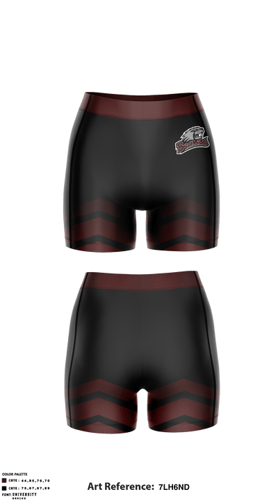 Bluefield High School Volleyball 45462865 Women's Compression Shorts - 2