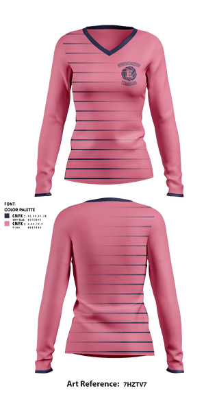 Women's Long Sleeve Vneck Shirt, GR ELITE, Water Polo, Teamtime, Team time, sublimation, custom sports apparel, team uniforms, spirit wear, spiritwear, sports uniforms, custom shirts, team store, custom team store, fundraiser sports, apparel fundraiser