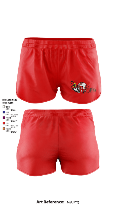 B Buzz Baseball League 70409945 Women's Shorts - 5