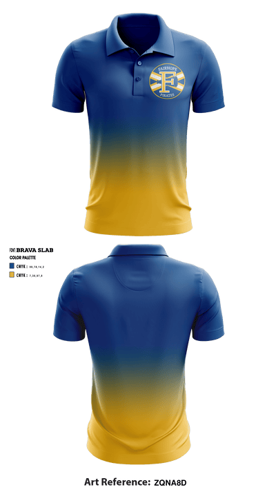 Fairhope High School Cheer 44328876 Short Sleeve Performance Polo - 1