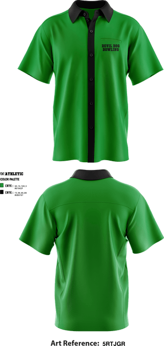 Short Sleeve Bowling Jersey, Devil dog, Bowling, Teamtime, Team time, sublimation, custom sports apparel, team uniforms, spirit wear, spiritwear, sports uniforms, custom shirts, team store, custom team store, fundraiser sports, apparel fundraiser
