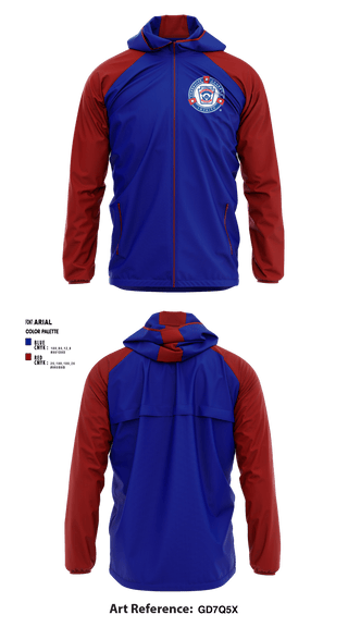 Windbreaker, Newport Little League, Baseball, Teamtime, Team time, sublimation, custom sports apparel, team uniforms, spirit wear, spiritwear, sports uniforms, custom shirts, team store, custom team store, fundraiser sports, apparel fundraiser