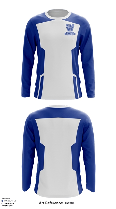 Windber Area High School Football 47234820 Long Sleeve Performance Shirt - 1