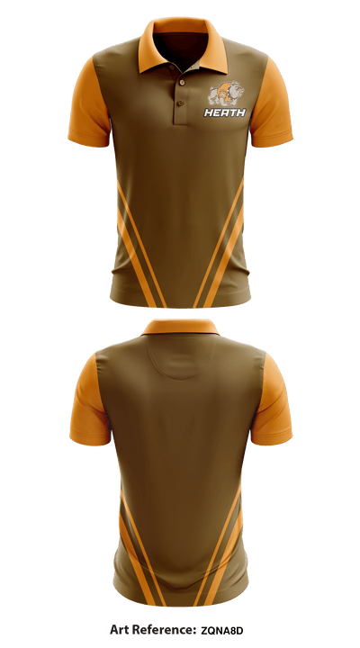 Heath High School 37532753 Short Sleeve Performance Polo - 1