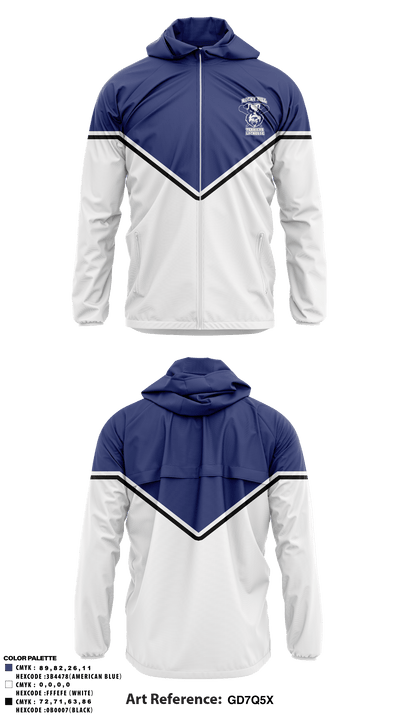 Rocky Hill Lacrosse 39052544 Windbreaker - 1