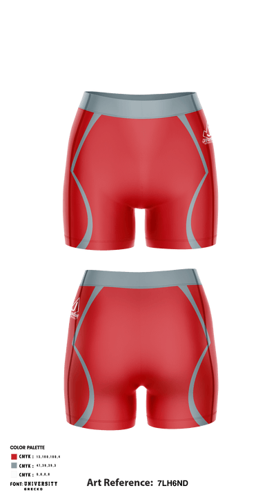Judson High School Volleyball 81080129 Women's Compression Shorts - 2