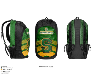 Gear Bag, Shorecrest Preparatory School Chargers, Women's Basketball, Teamtime, Team time, sublimation, custom sports apparel, team uniforms, spirit wear, spiritwear, sports uniforms, custom shirts, team store, custom team store, fundraiser sports, apparel fundraiser