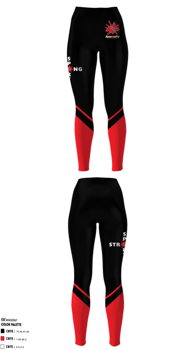 SportsFit Training Center 14906019 Womens Leggings - 1
