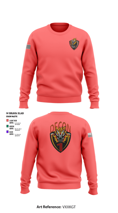 272 Chemical Company 69380602 Crew Neck Sweatshirt - 1