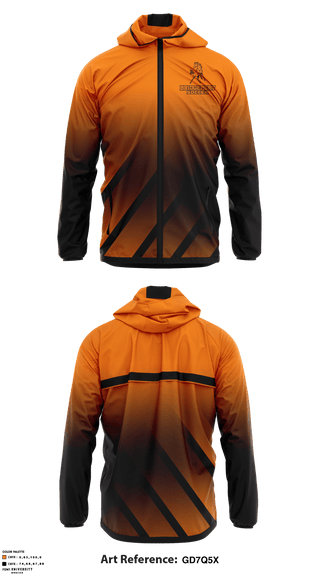 Windbreaker, Bridgeport Middle School Soccer, Men's Soccer, Teamtime, Team time, sublimation, custom sports apparel, team uniforms, spirit wear, spiritwear, sports uniforms, custom shirts, team store, custom team store, fundraiser sports, apparel fundraiser