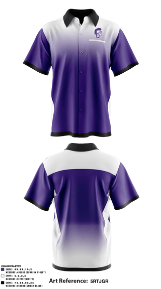 Short Sleeve Bowling Jersey, Downers Grove North Trojans, Bowling, Teamtime, Team time, sublimation, custom sports apparel, team uniforms, spirit wear, spiritwear, sports uniforms, custom shirts, team store, custom team store, fundraiser sports, apparel fundraiser