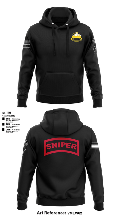 2-8 cav 10035889 Hoodie - 1