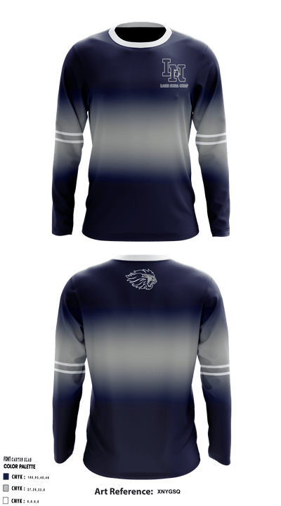 Lake Nona High School Golf 62269107 Long Sleeve Performance Shirt - 1
