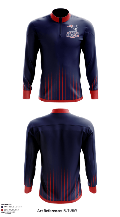 Lake Brantley High School Golf 83071924 Quarter Zip Jacket - 1