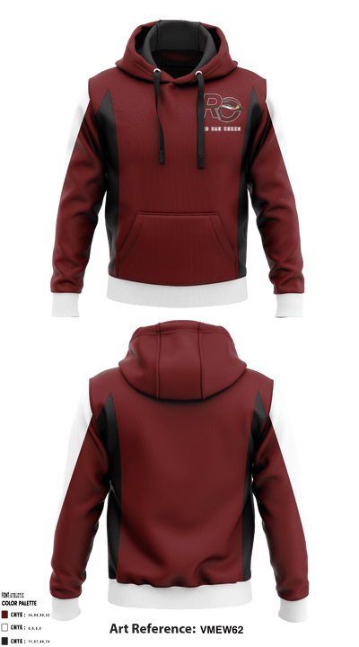 Red Oak High School Cheer 75416975 Hoodie - 1
