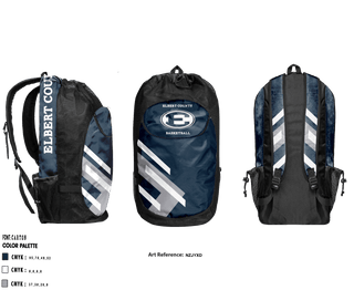 Gear Bag, Elbert County High School Basketball, Men's Basketball, Teamtime, Team time, sublimation, custom sports apparel, team uniforms, spirit wear, spiritwear, sports uniforms, custom shirts, team store, custom team store, fundraiser sports, apparel fundraiser