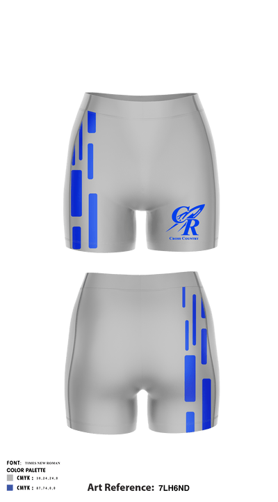 Central Cross Country 338893 Women's Compression Shorts - 2