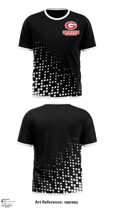 Kroc Swim Academy 64786235 Short Sleeve Performance Shirt - 2