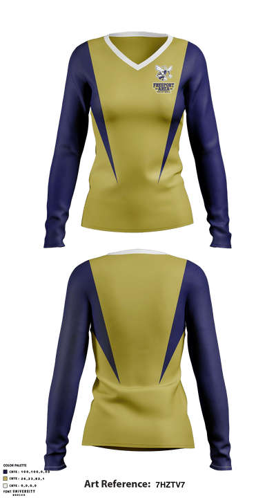 Freeport Area High School Volleyball 58238533 Long Sleeve Performance Shirt - 4